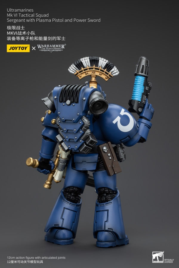 MK VI Tactical Squad Sergeant with Plasma Pistol and Power Sword Ultramarines