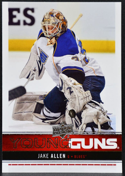 2012-13 Upper Deck Series 1 Young Guns Jake Allen 244 St. Louis Blues RC 5876