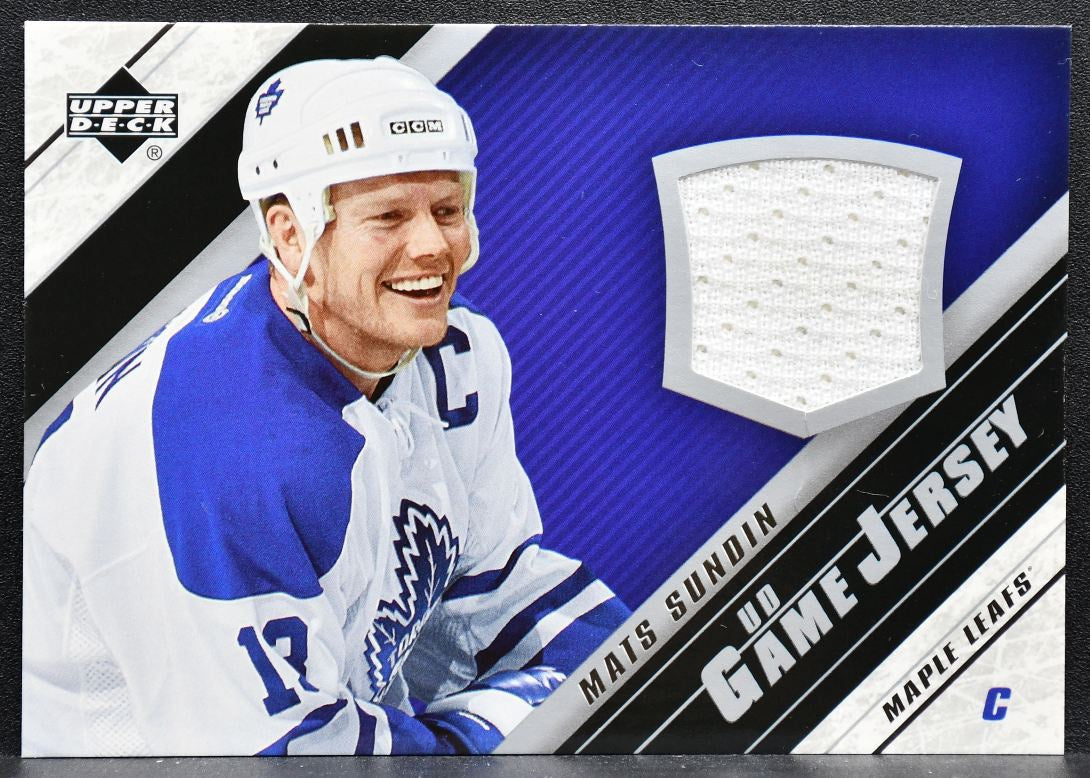 2005-06 Upper Deck UD Game Jersey Mats Sundin J-MS Maple Leafs Jersey 3476