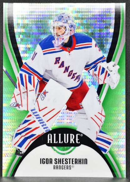 2025-26 Upper Deck Allure Green Quartz Igor Shesterkin 50 New York Rangers 31/99 2609