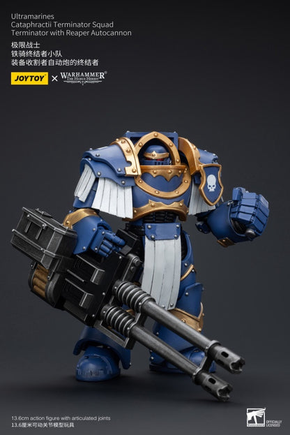 Cataphractii Terminator Squad Terminator with Reaper Autocannon Ultramarines