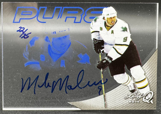 2014-15 Leaf Pure Mike Modano P-MM2 Auto 22/25