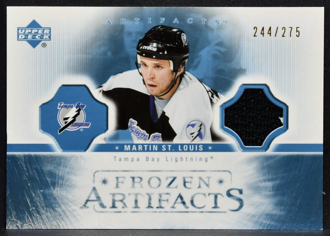 2005-06 UD Artifacts Frozen Martin St. Louis FA-SL Lightning 244/275 Jersey 9271