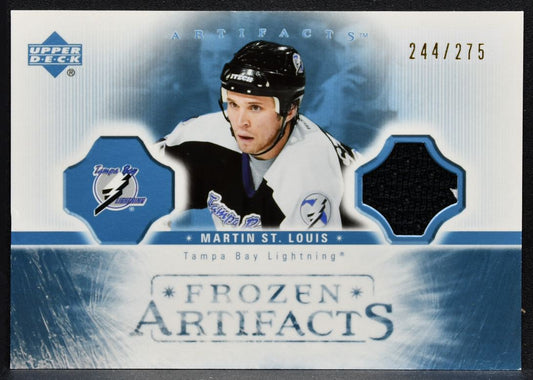 2005-06 UD Artifacts Frozen Martin St. Louis FA-SL Lightning 244/275 Jersey 9271