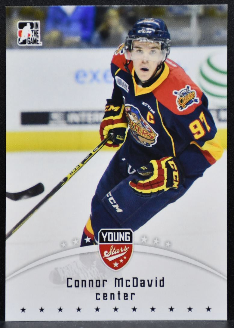 2014-15 Leaf In The Game CHL Young Stars Connor McDavid 21 Erie Otters 8383