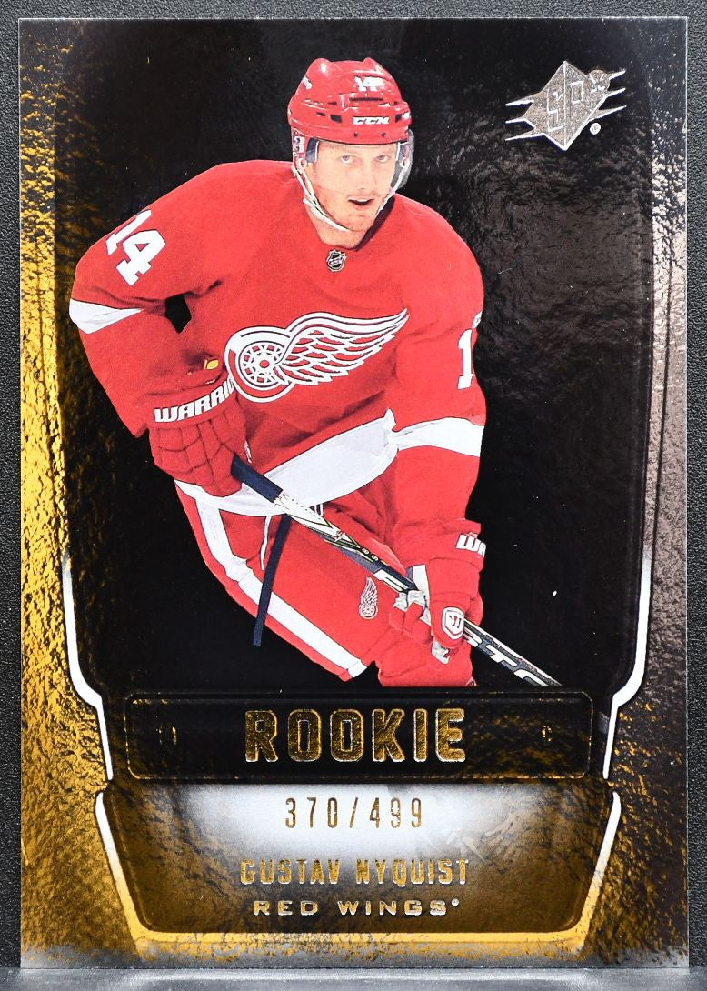 2011-12 SPx Rookie Gustav Nyquist 141 Detroit Red Wings RC 370/499 0474