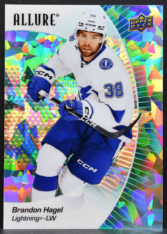 2023-24 Upper Deck Allure Green Rainbow Brandon Hagel 93 Lightning 69/99 6892