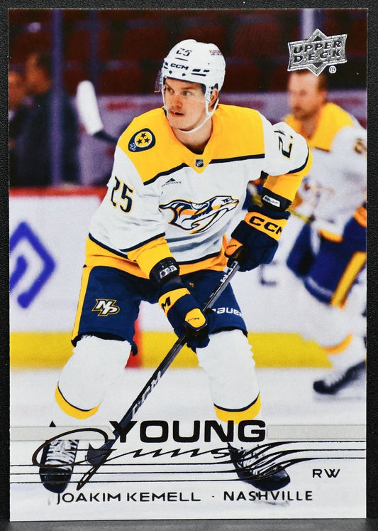 2025-26 Upper Deck Series 1 Young Guns Joakim Kemell 237 Nashville Predators RC 9669