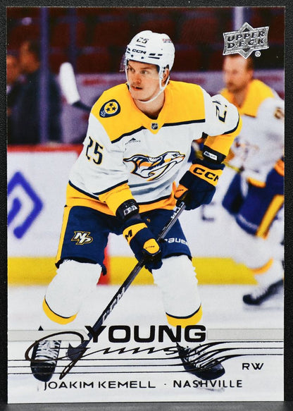 2025-26 Upper Deck Series 1 Young Guns Joakim Kemell 237 Nashville Predators RC 9669
