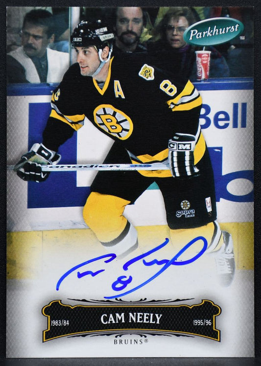 2006-07 Parkhurst Autographs Cam Neely 80 Boston Bruins Auto 1029