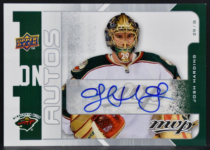 2008-09 UD MVP One on One Harding/Drouin-Deslauriers A-DH Wild/Oilers Auto 8461