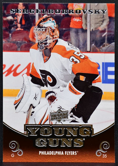 2010-11 UD Series 1 Young Guns Sergei Bobrovsky 240 Philadelphia Flyers RC 5821
