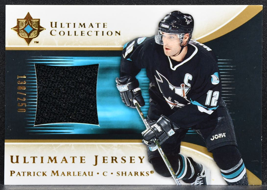 2005-06 UD Ultimate Collection Jerseys Patrick Marleau 138/250 Jersey 9400