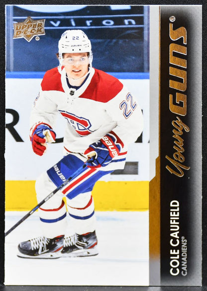 2021-22 Upper Deck Series 1 Young Guns Cole Caufield 201 Canadiens RC 4265