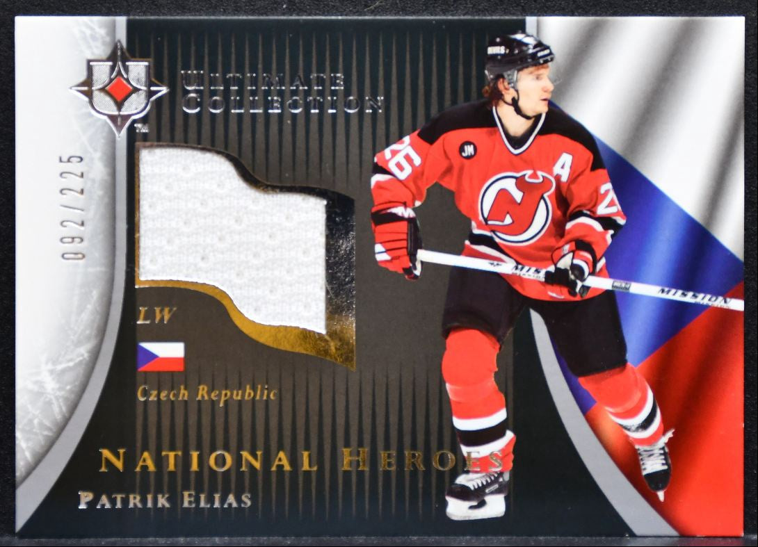 2005-06 UD Ultimate Collection National Heroes Jerseys Elias 092/225 Jersey 2981