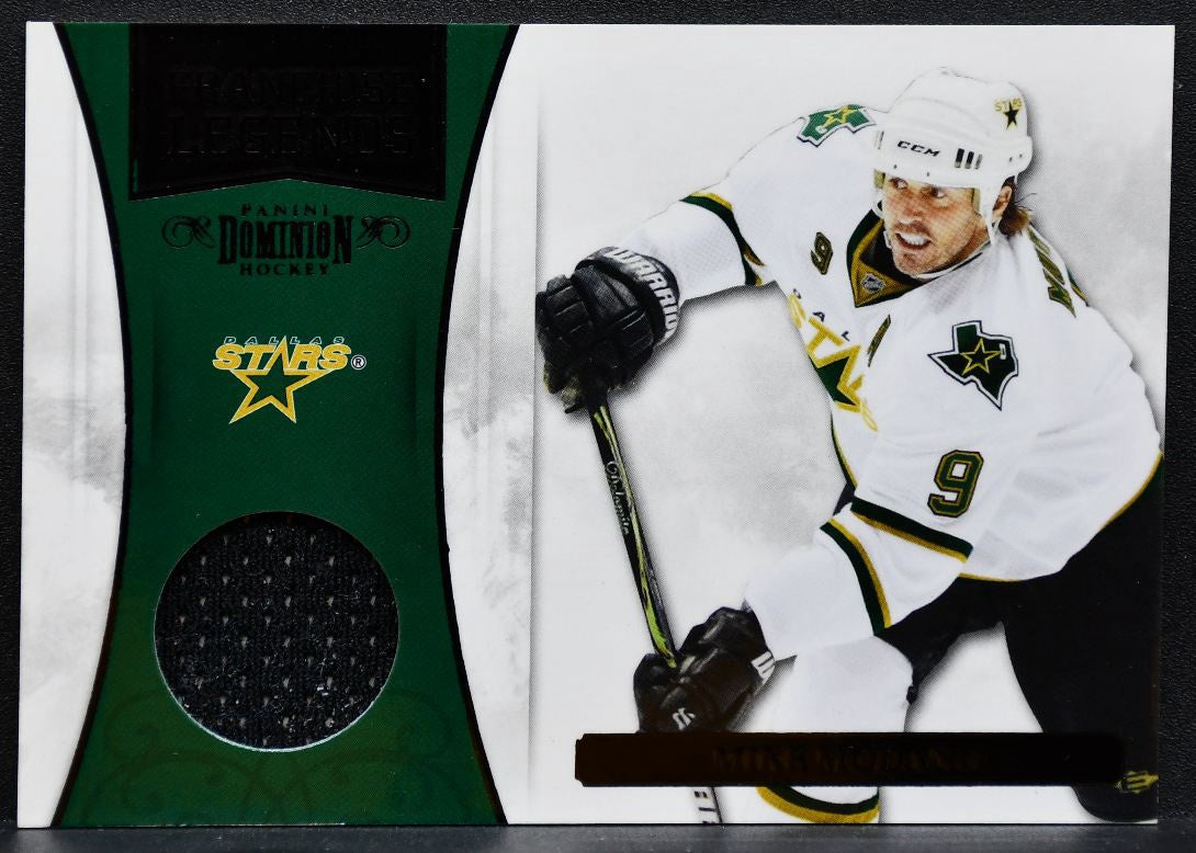 2011-12 Panini Dominion Franchise Legends Jersey Mike Modano 47/99 Jersey 0523