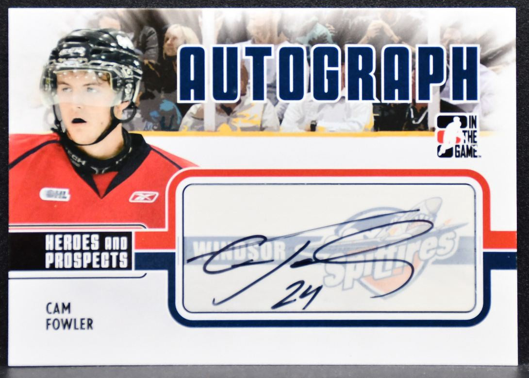 2010-11 In The Game Heroes and Prospects Autographs Fowler Auto 5139