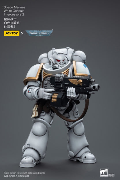 White Consuls Intercessors 2 Space Marines Joy Toy