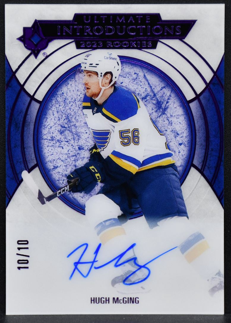 UD Ultimate Collection Introductions Purple Auto Parallel McGing Blues RC /10 5563