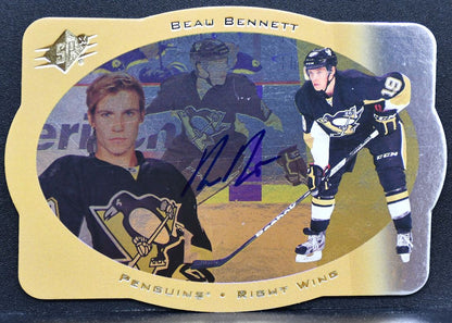 2013-14 SPx 96-97 Retro Autographs Beau Bennett AR-BB Penguins Auto 2414