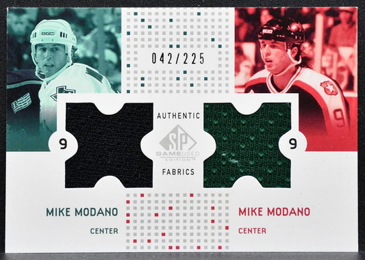 2002-03 SP Game Used Authentic Fabrics Mike Modano Stars 042/225 Jersey 9587