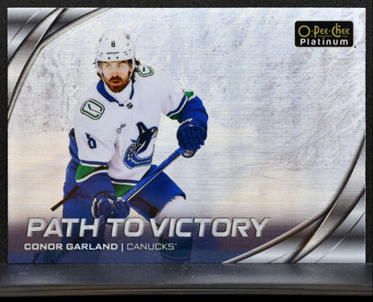 2025-26 O-Pee-Chee Platinum Path to Victory Conor Garland PV-20 Canucks 7658