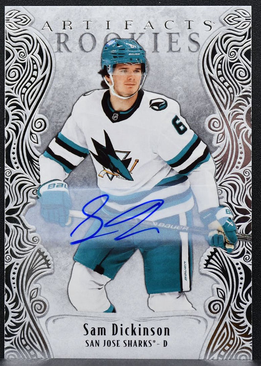 2025-26 Upper Deck Artifacts Rookies Auto Redemptions Sam Dickinson RC Auto 6414