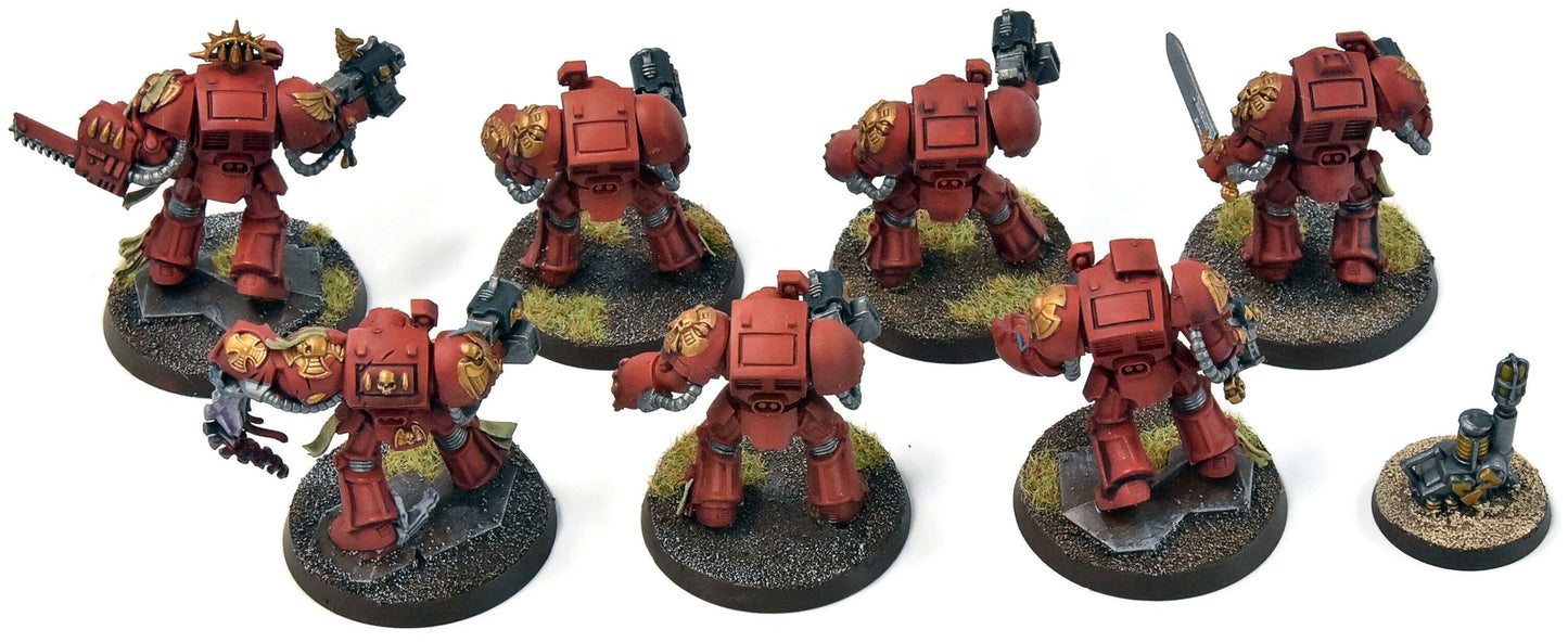 BLOOD ANGELS 7 Assault Terminator Squad #4 PRO PAINTED Terminators Space Hulk