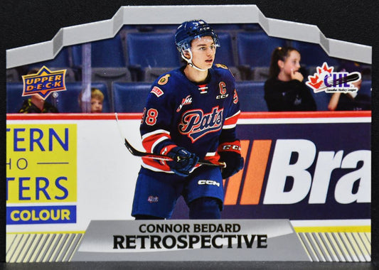 2022-23 Upper Deck CHL Retrospective Connor Bedard CB1 Regina Pats 3797