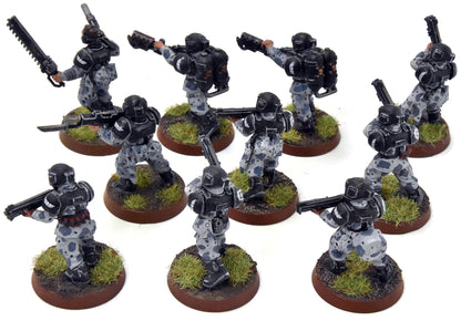 ASTRA MILITARIUM 10 Cadian Shock Troops #21 WELL-PAINTED Warhammer 40K