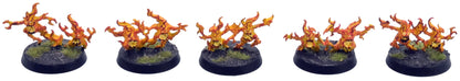 DISCIPLES OF TZEENTCH 10 Brimstone Of Tzeentch #1 COMMISSION PRO PAINTED Sigmar 0171