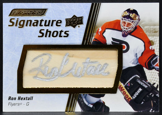 2025-26 Engrained Signature Shots Ron Hextall SS-RH Auto Stick 6117