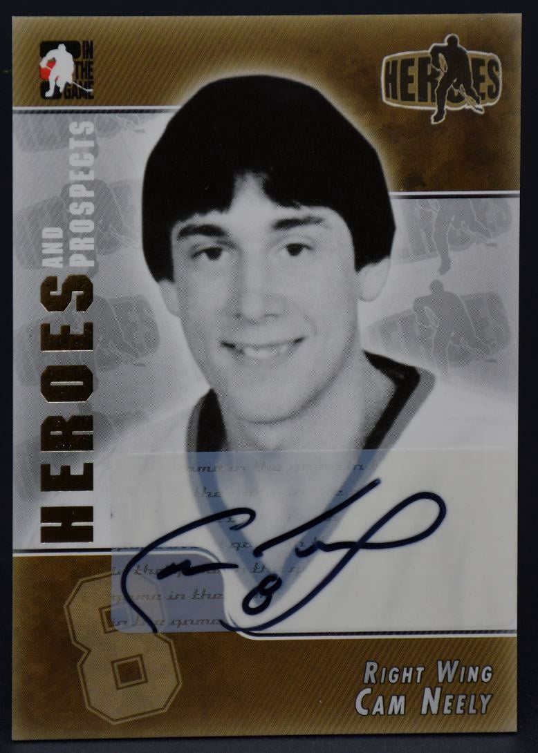 2004-05 In The Game Heroes and Prospects Autographs Cam Neely A-CN Auto