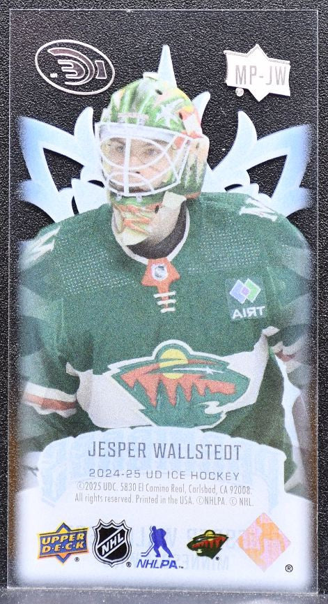 2025-26 Upper Deck Ice Mini Premieres Jesper Wallstedt MP-JW Minnesota Wild 3000