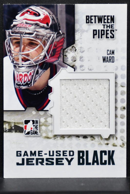 2010-11 In The Game Between Pipes Black Cam Ward Carolina Hurricanes Jersey 4886