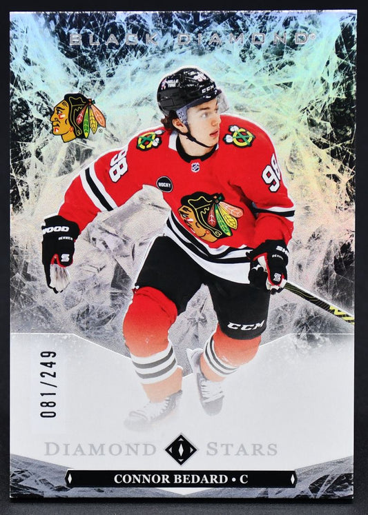 2024-25 UD Black Diamond Diamond Stars Connor Bedard BDS-CB 081/249