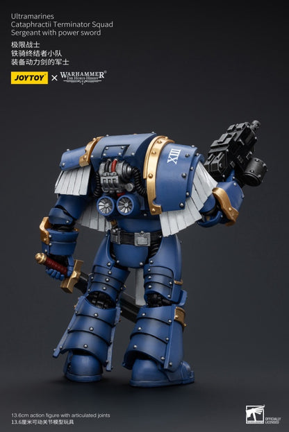 Cataphractii Terminator Squad Sergeant with Power Sword Ultramarines Joy Toy
