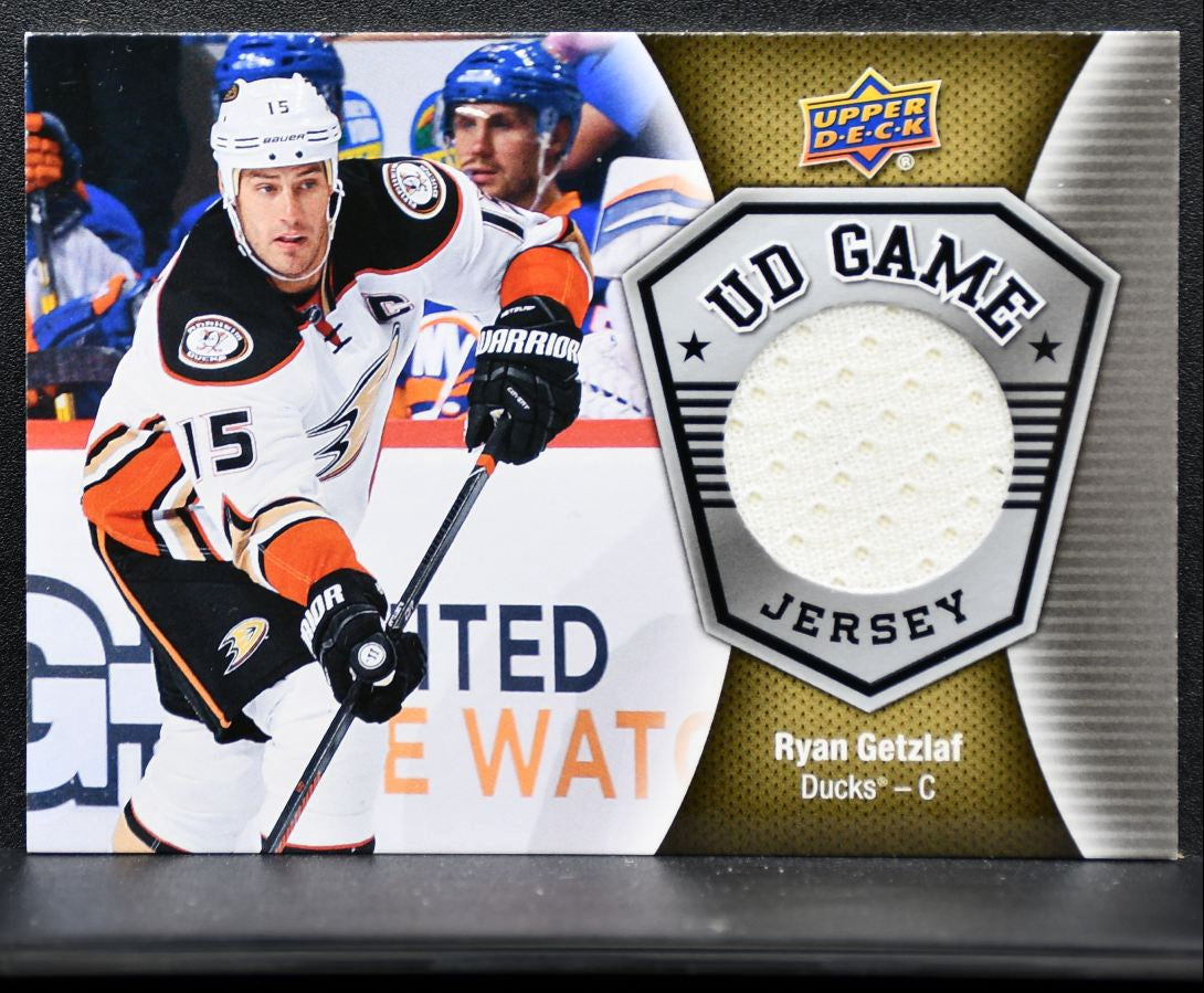 2016-17 UD Series 2 UD Game Jerseys Getzlaf GJ-RG Anaheim Ducks Jersey 2479