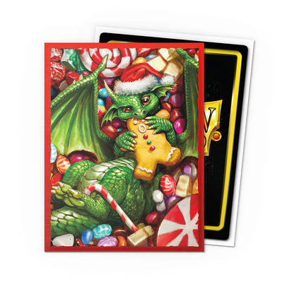 Dragon Shield Sleeves Brushed Art Christmas 2024 (100)