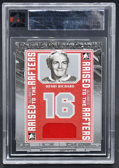 2005-06 ITG 6th Raised To The Rafters Henri Richard 17/25 Jersey