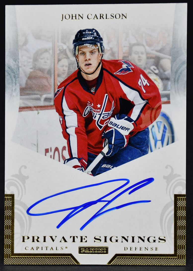 2011-12 Panini Titanium Private Signings John Carlson JC Auto
