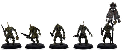 MAGGOTKIN OF NURGLE 10 Plaguebearers #4 WELL PAINTED Warhammer Sigmar