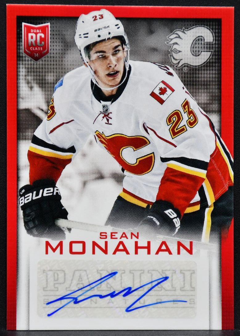 2014-15 Panini Signatures Sean Monahan SM Calgary Flames Auto