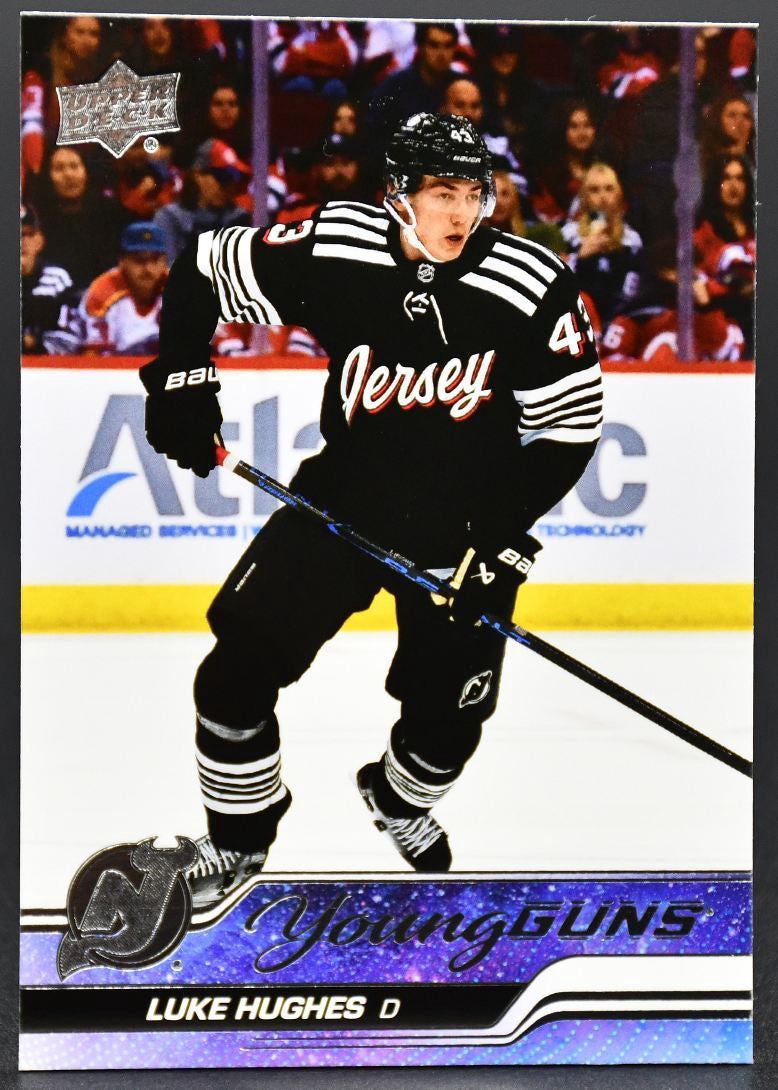 2023-24 UD Series 1 Young Guns Luke Hughes 248 RC