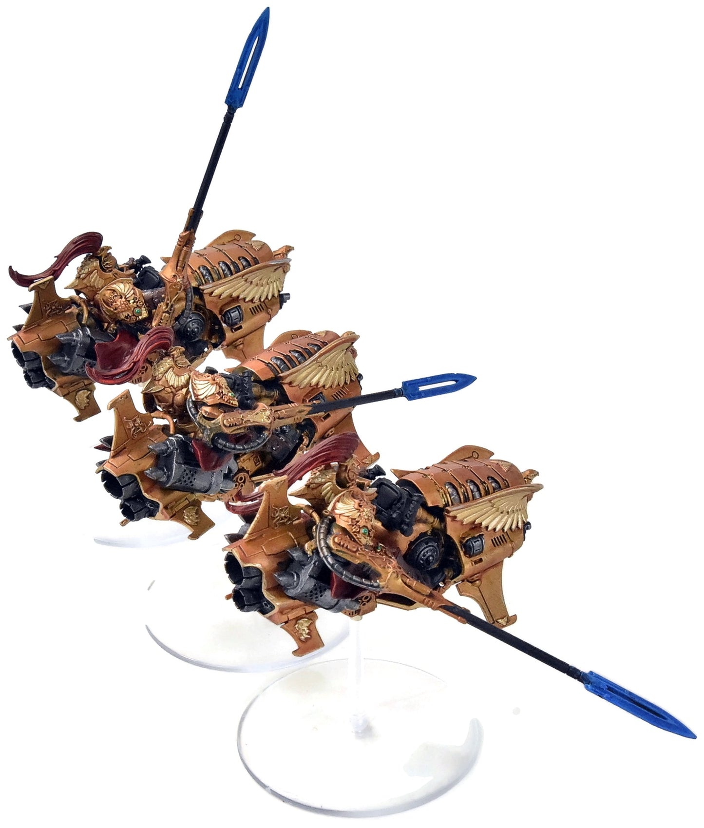 ADEPTUS CUSTODES 3 Certus Praetors #1 WELL PAINTED Warhammer 40K