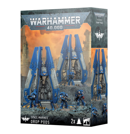 Space Marines Drop Pods