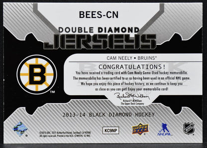 2013-14 UD Black Diamond Double Jerseys Cam Neely BEES-CN Boston Bruins Jersey 3729