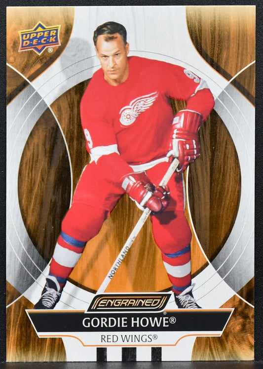 2025-26 Upper Deck Engrained Icons Gordie Howe 47 Detroit Red Wings 3100