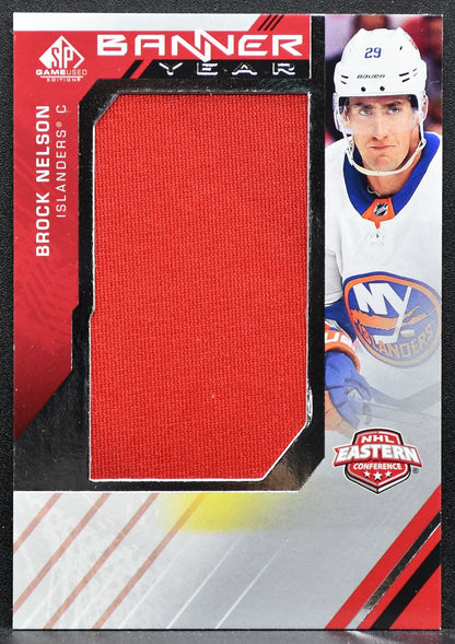 2021-22 SPGU 2021 NHL Eastern Conference Banner Year Relics Nelson Jersey 3505
