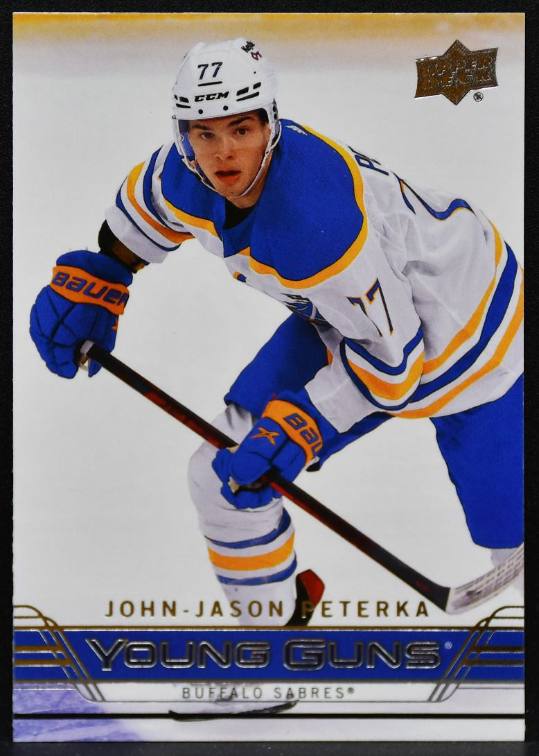 2021-22 UD Extended Series Young Guns Tribute 06-07 Peterka T-81 Sabres RC 4364